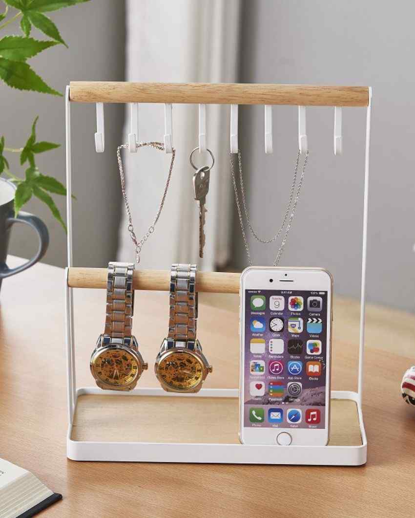 Beautiful Metal Design Jewellery Accessories Stand - Dusaan