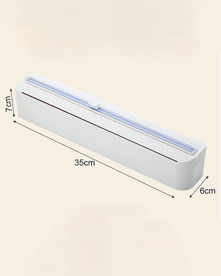 Multi-Purpose Wrap Dispenser With Cutter | 14 x 2 x 3 inches