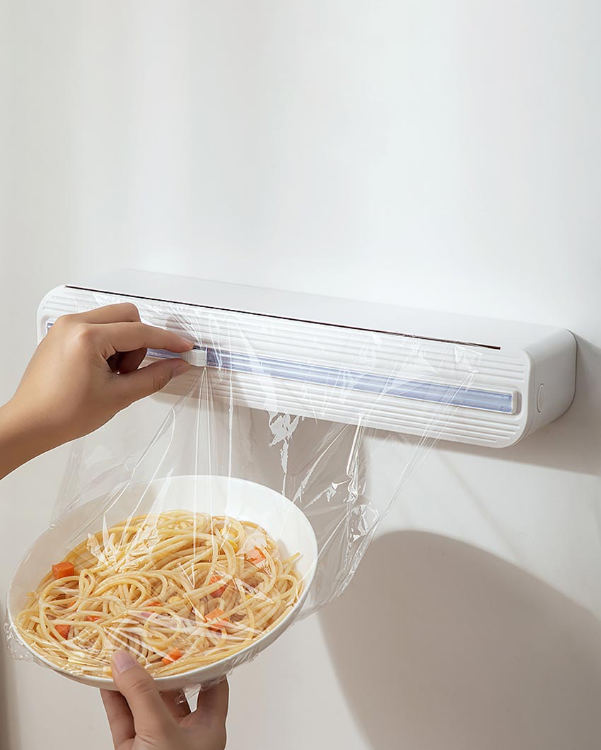 Multi-Purpose Wrap Dispenser With Cutter | 14 x 2 x 3 inches