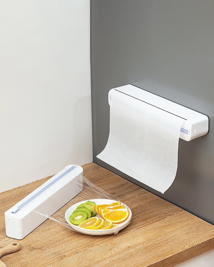 Multi-Purpose Wrap Dispenser With Cutter | 14 x 2 x 3 inches
