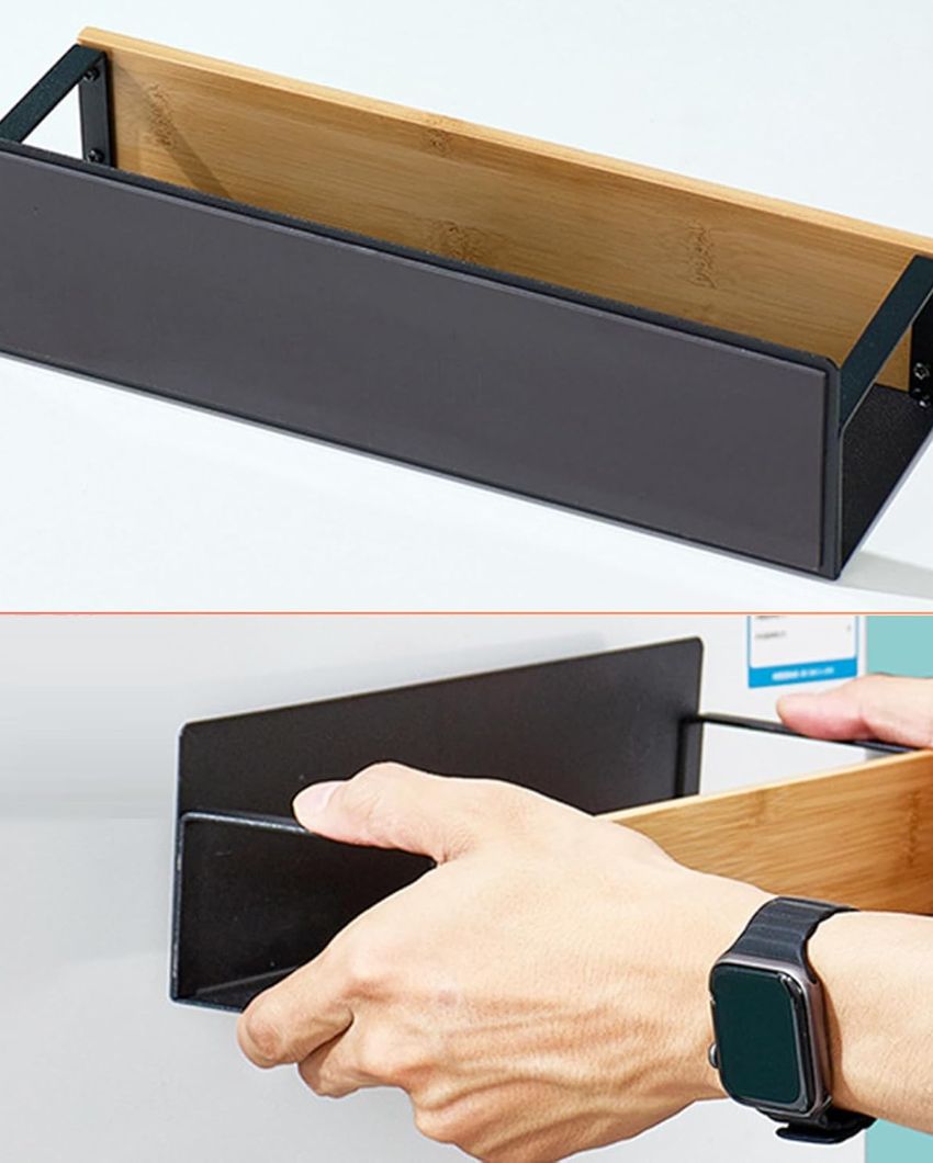Eco-Friendly Bamboo Magnetic Rack | Set of 2
