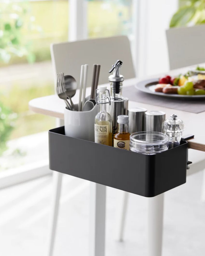 Clutter-Free Hanging Desk Organizer Rack | 12 x 7 x 4 inches