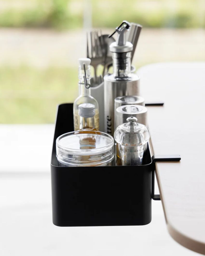 Clutter-Free Hanging Desk Organizer Rack | 12 x 7 x 4 inches