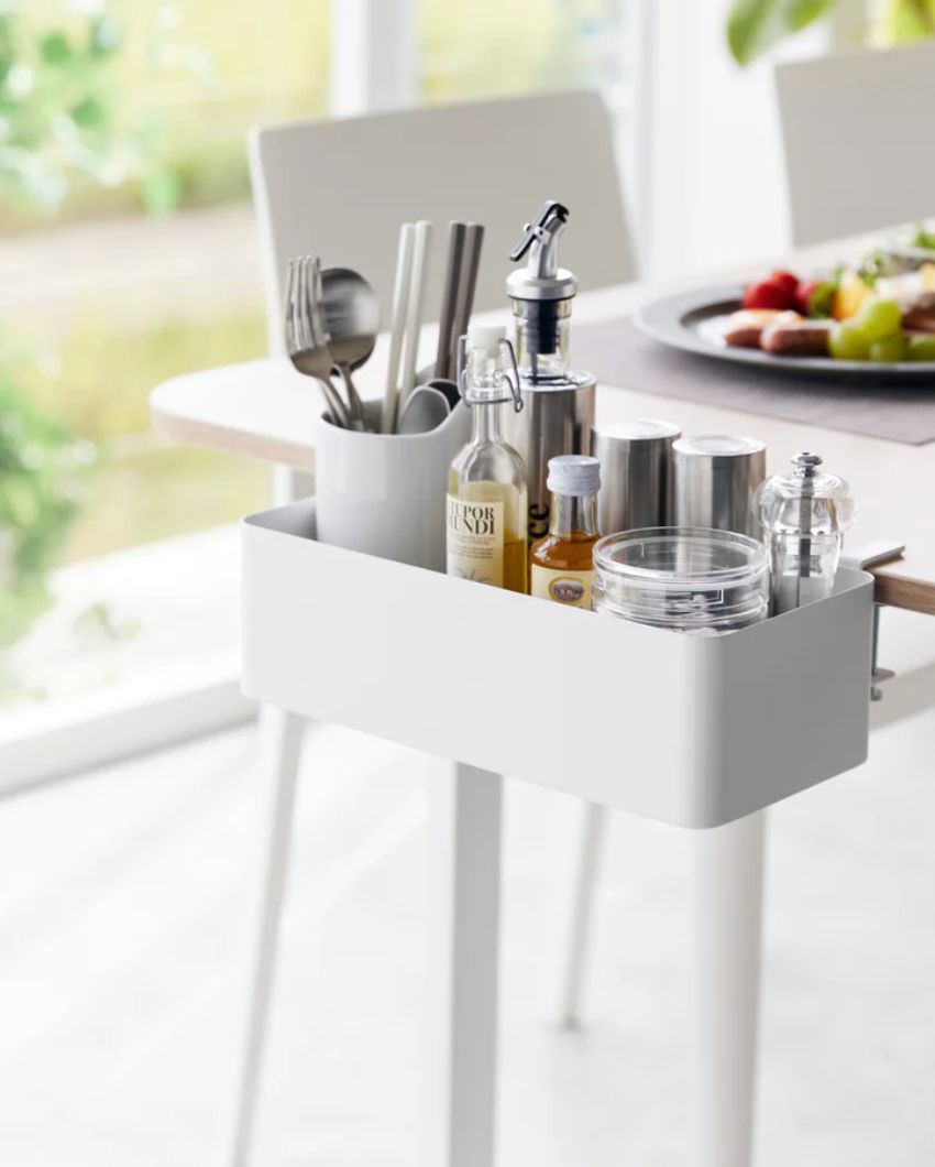 Clutter-Free Hanging Desk Organizer Rack | 12 x 7 x 4 inches