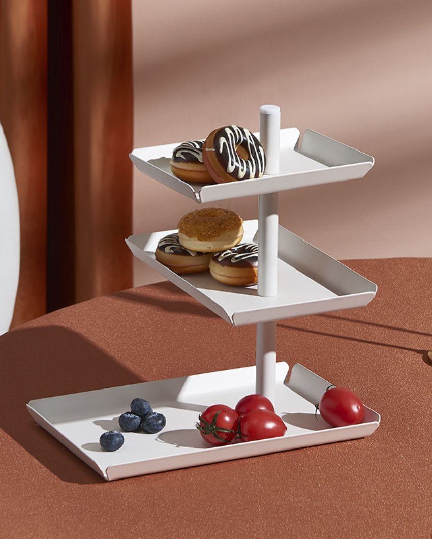 Easy Access 3-Tier Rotating Storage Tray | 10 x 6 inches