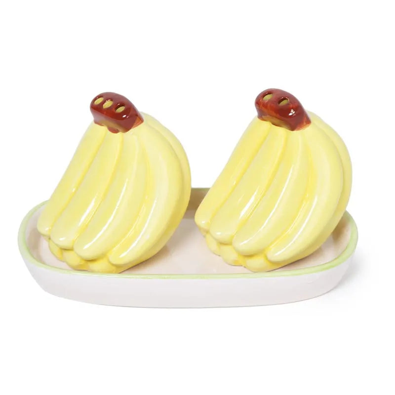 Bananas Salt and Pepper set with Tray Default Title