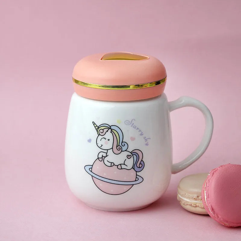 Baby Unicorn Saturn Mason Jar | 400ml Default Title