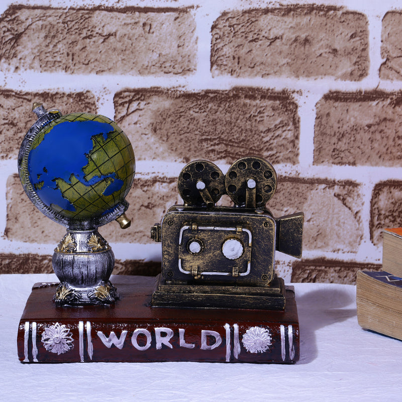 Filmmaker's Brown Globe Tabletop Accent Default Title