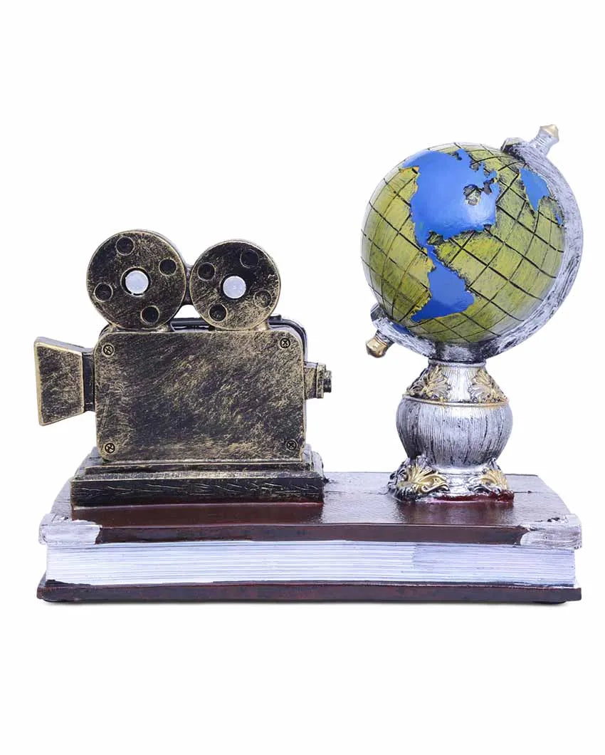 Director's Earth Tone Globe Decor Showpiece