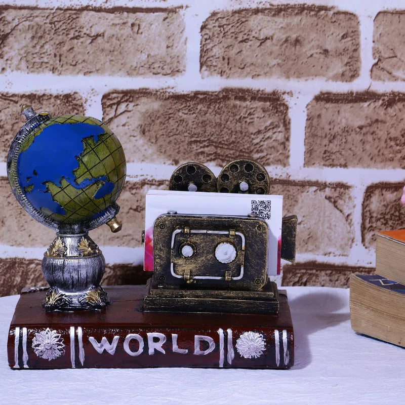 Filmmaker's Brown Globe Tabletop Accent Default Title
