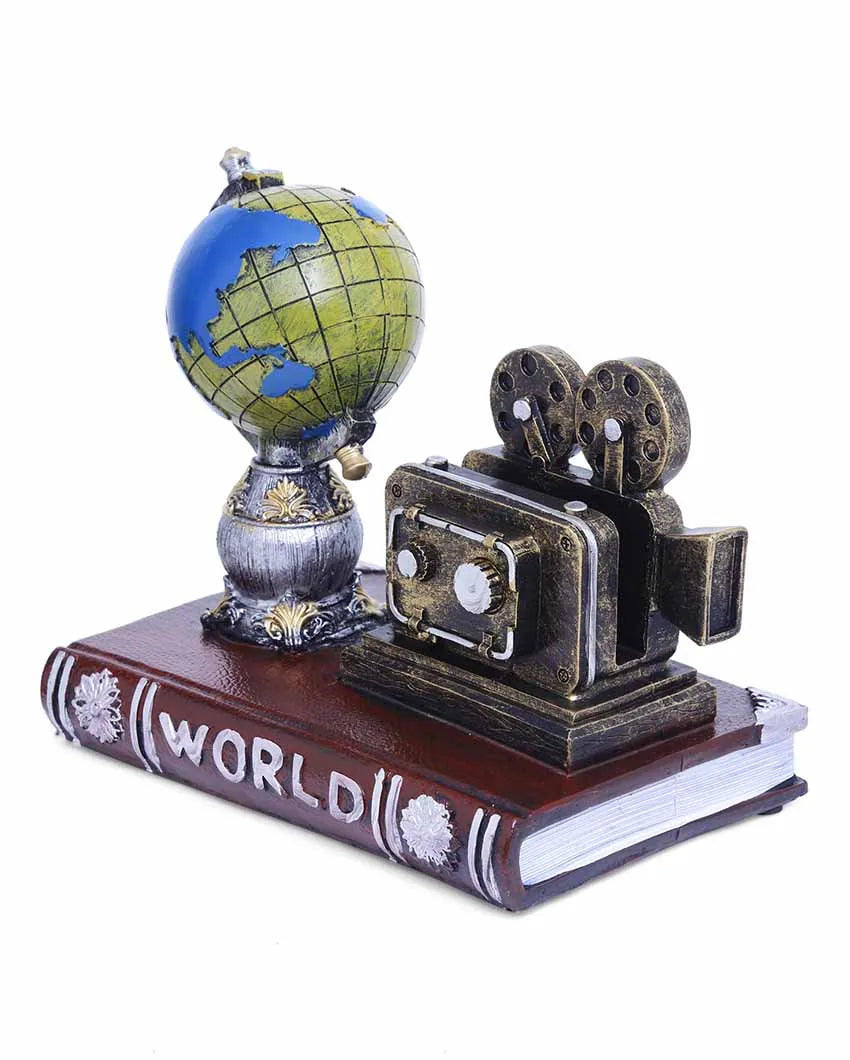 Director's Earth Tone Globe Decor Showpiece