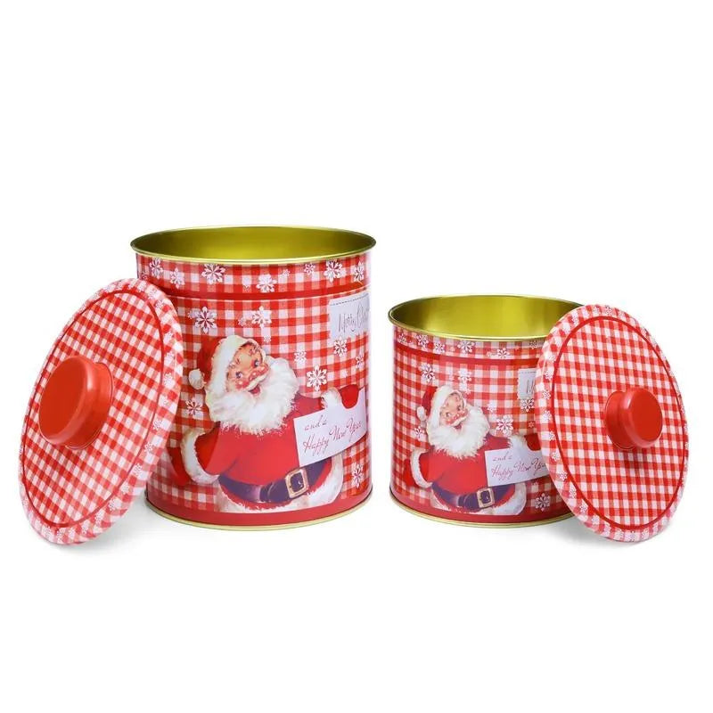 Vintage Santa Claus Canisters | Set Of 2 Default Title