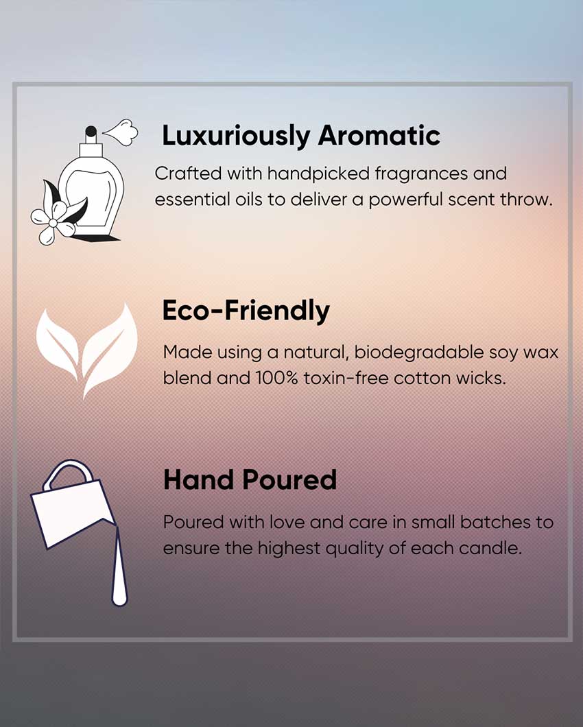 Bold Bliss Valentine Love Candles Chocolate Soy Wax Candle | 3 x 3 inches | 150ml