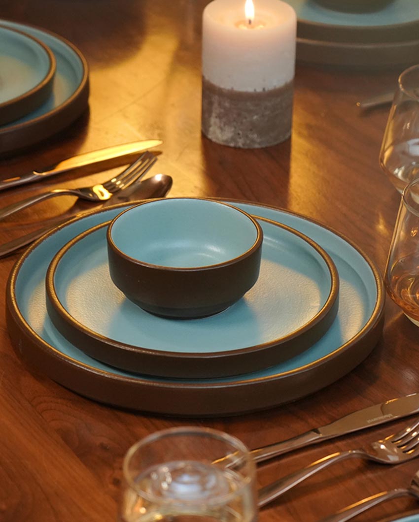 Matte Glazed Stoneware Full Plate | Set of 6 | 10 inches