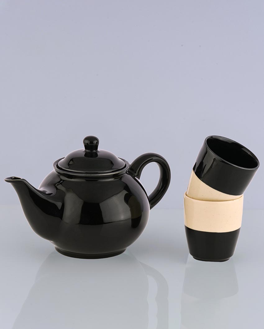 Handcrafted Artisan Cup Kulhad with Kettle | Pack of 3