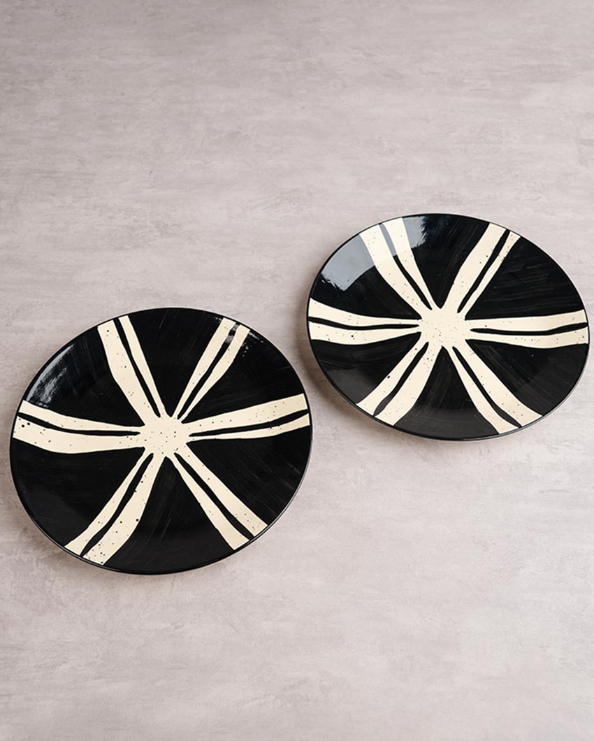 Color-Pop Vibrant Splash Full Plate | Set of 6 | 10 inches