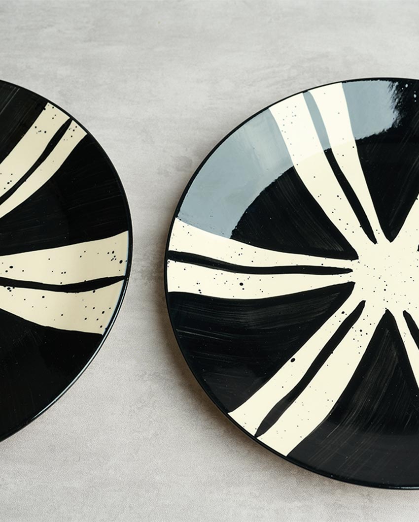 Color-Pop Vibrant Splash Full Plate | Set of 6 | 10 inches