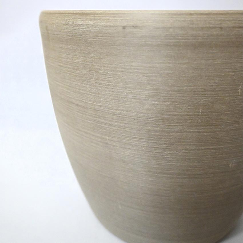 Earth Elegance Matte Brown Minimalist Charm Small Pot | 5 x 6 inches