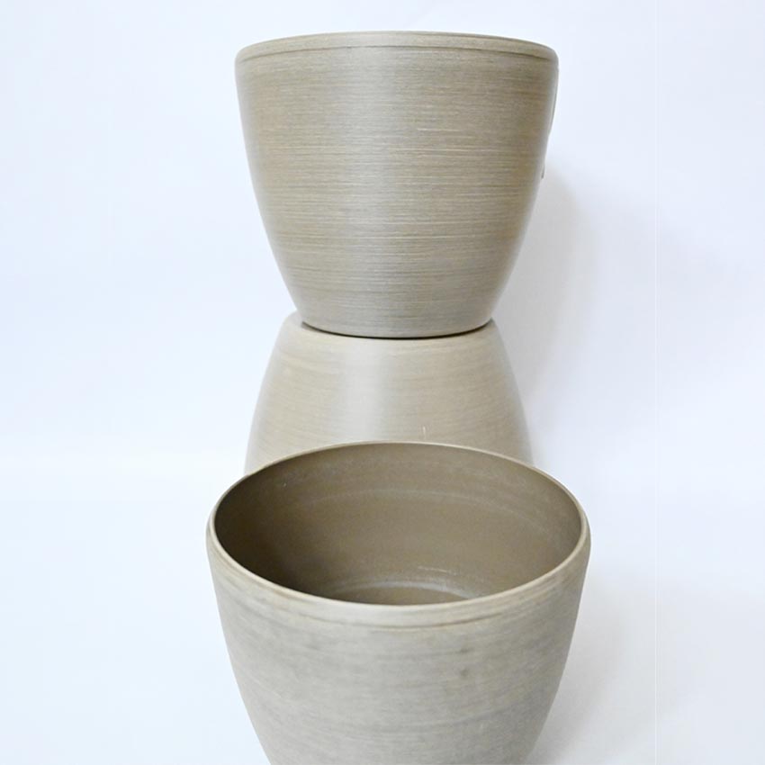 Earth Elegance Matte Brown Minimalist Charm Small Pot | 5 x 6 inches