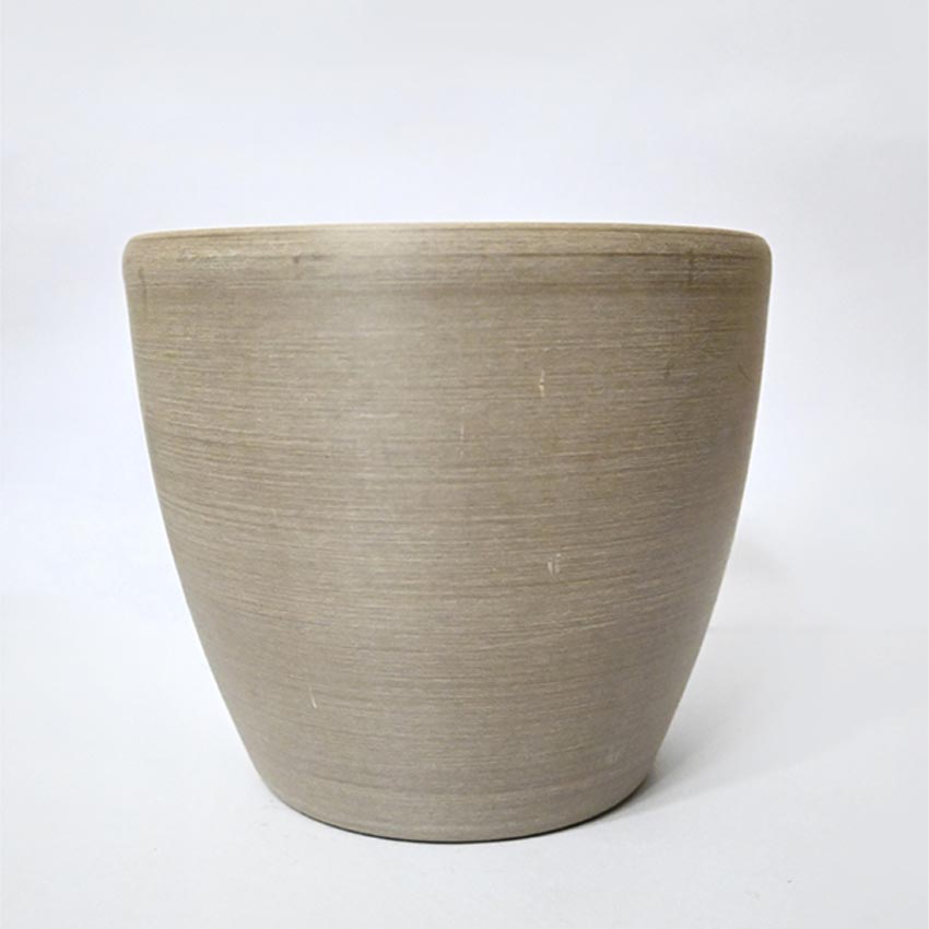 Earth Elegance Matte Brown Minimalist Charm Large Pot | 8 x 7 inches