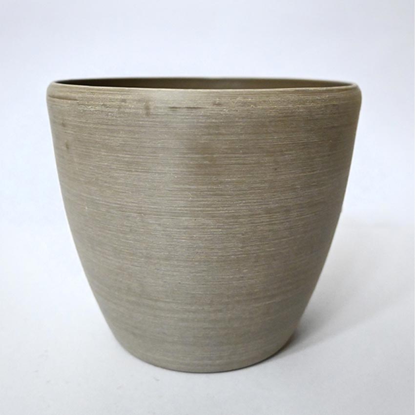 Earth Elegance Matte Brown Minimalist Charm Large Pot | 8 x 7 inches