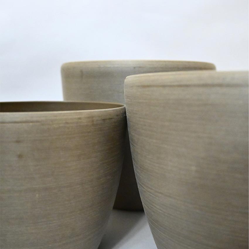 Earth Elegance Matte Brown Minimalist Charm Large Pot | 8 x 7 inches