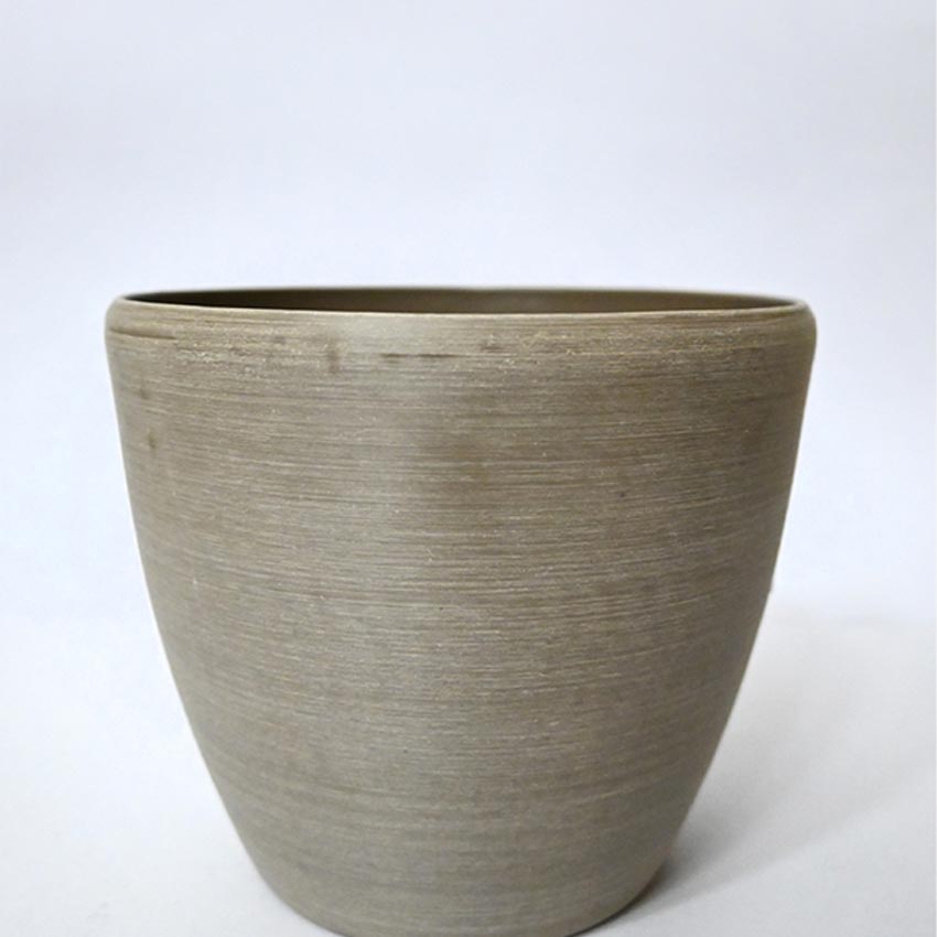 Earth Elegance Matte Brown Minimalist Charm Pots