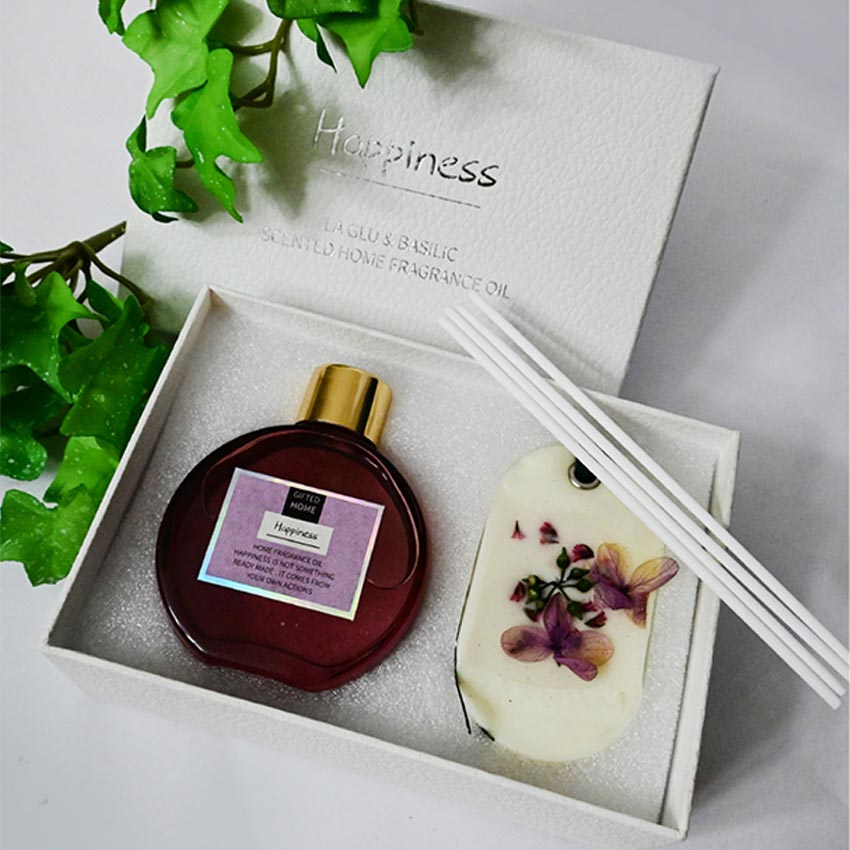Elegant Natural Reed Diffuser with Refreshing Fresh Air Fragrance | 6 x 5 x 3 inches