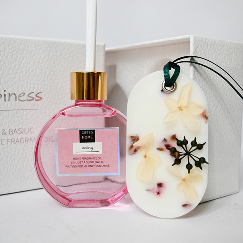 Elegant Natural Reed Diffuser with Refreshing Fresh Air Fragrance | 6 x 5 x 3 inches