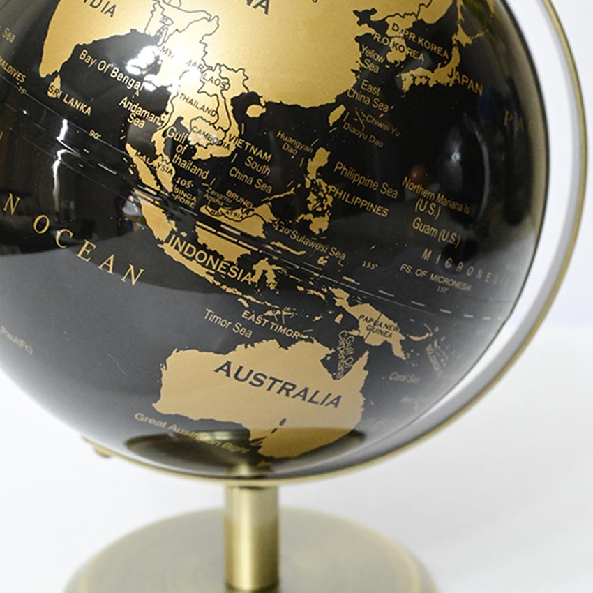 Classic Elegance Globe On Metal Stand | 6 x 8 inches