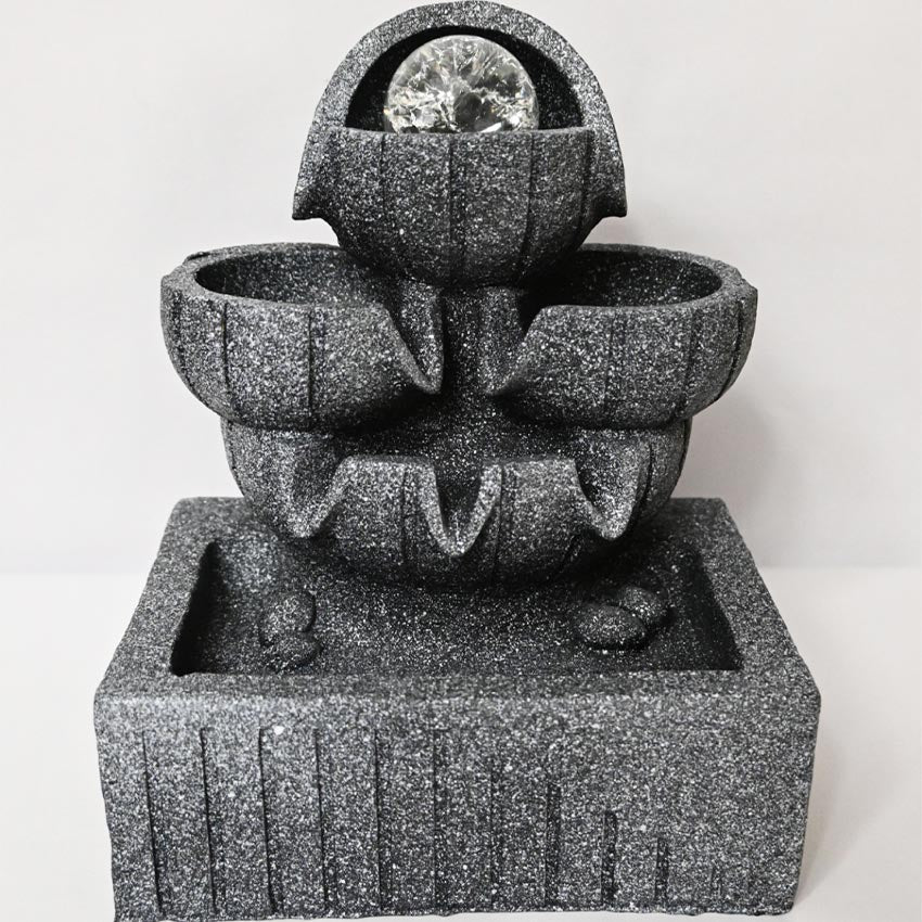 Graceful Serenity Tabletop Water Fountain Accent Decor | 8 x 4 x 10 inches