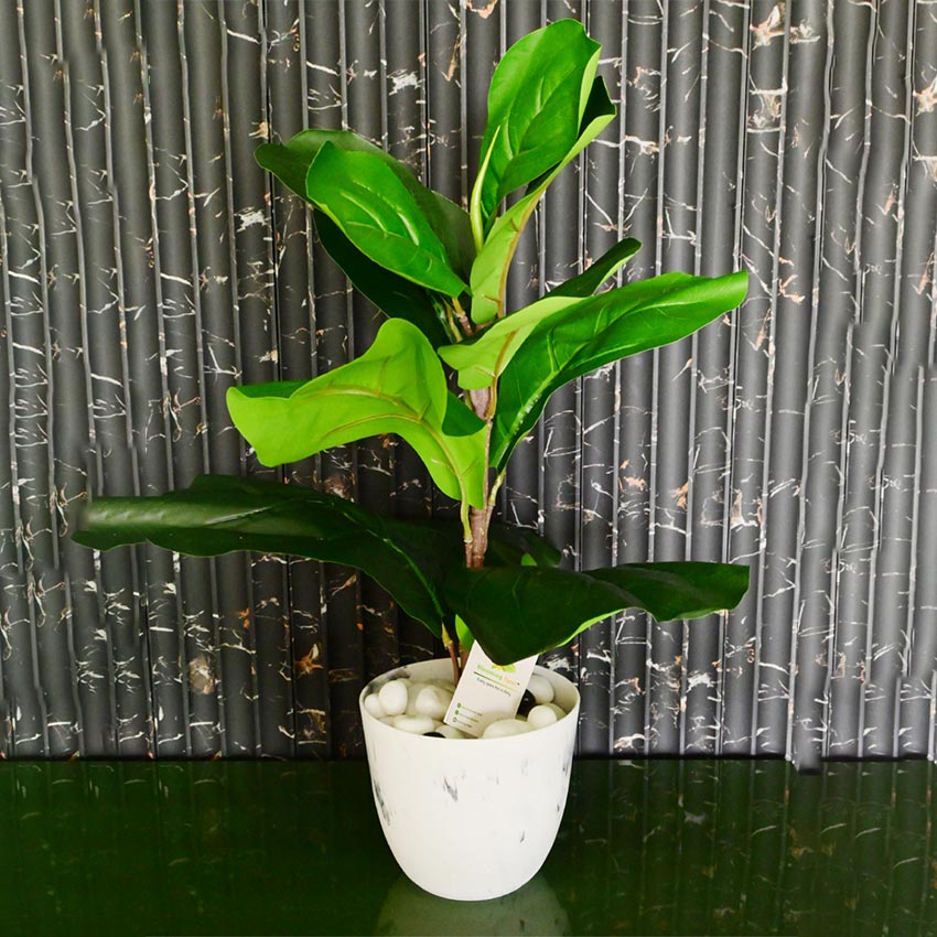Modern Artistic White Tie Dye Indoor Planter Pot Without Plant | 6 x 5 inches
