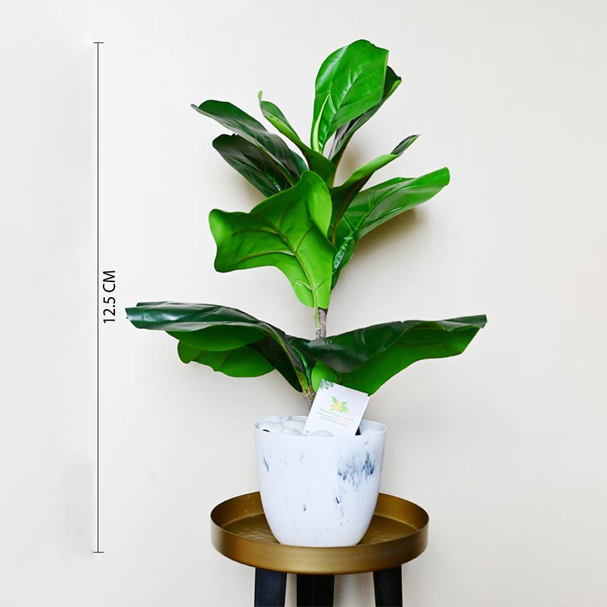 Modern Artistic White Tie Dye Indoor Planter Pot Without Plant | 6 x 5 inches