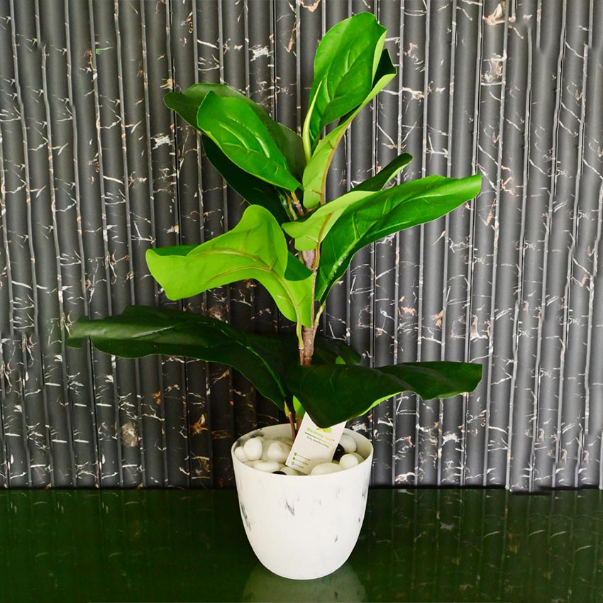Modern Artistic White Tie Dye Indoor Planter Pot Without Plant | 6 x 5 inches