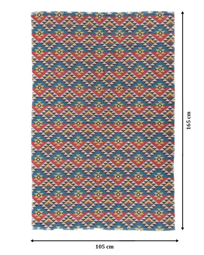 Luminous Vintage Dhurrie Carpet | 66 x 42 inches