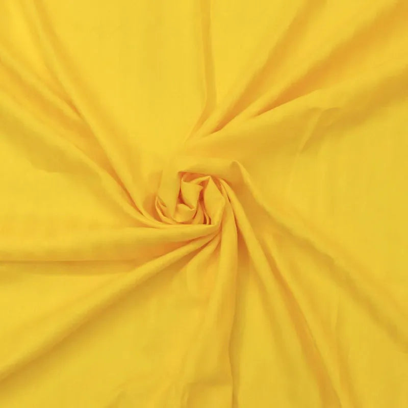 Spectra Yellow Striped Cotton Bedding Set With Pillow Covers | King Size | 104 x 108 Inches