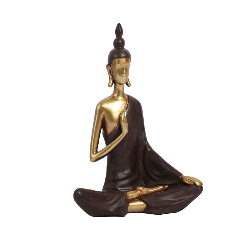 Classy Modern Serene Buddha Figurine | 6 x 7 inches