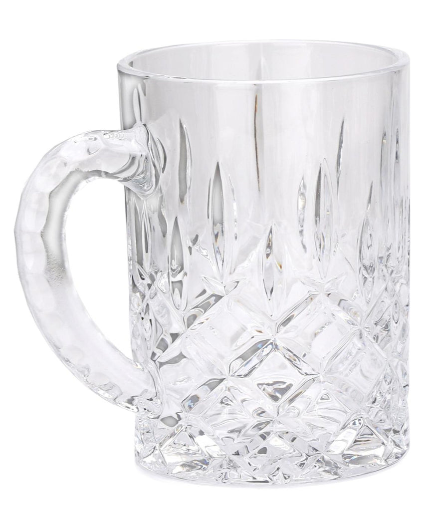 Heavy-Duty Clear Glass Beer Mugs | 450ml | 4 x 5 inches