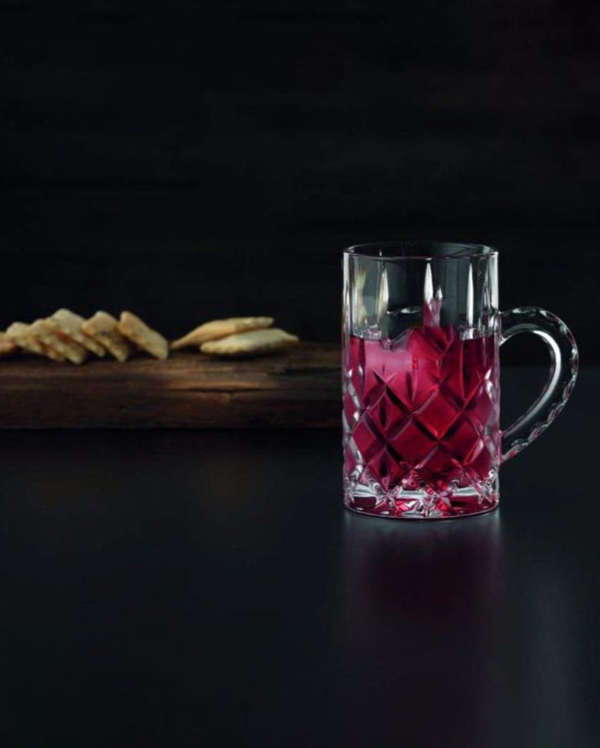 Heavy-Duty Clear Glass Beer Mugs | 450ml | 4 x 5 inches