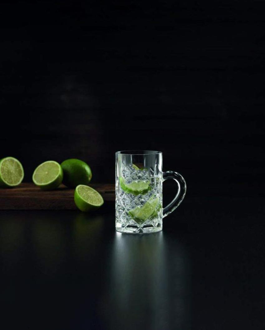 Heavy-Duty Clear Glass Beer Mugs | 450ml | 4 x 5 inches