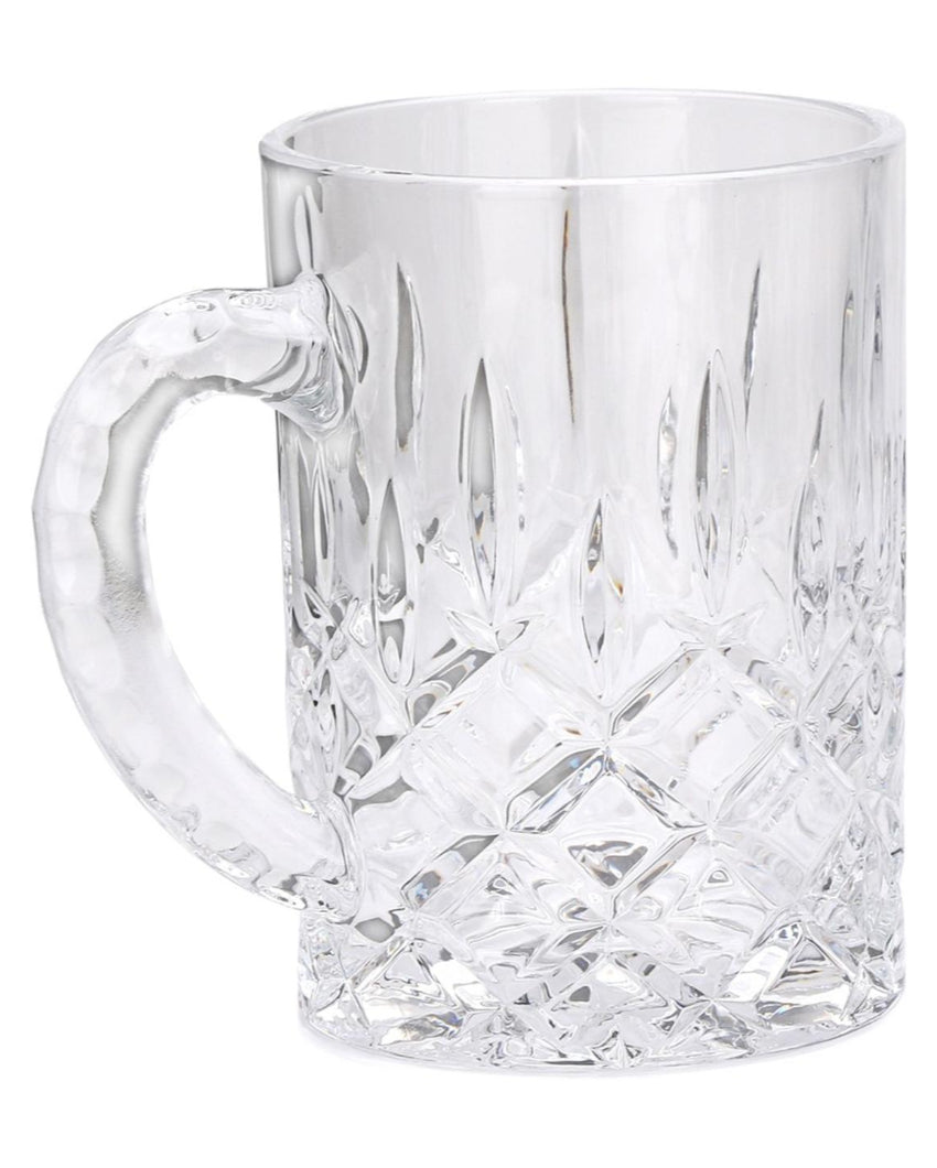 Heavy-Duty Clear Glass Beer Mugs | 450ml | 4 x 5 inches