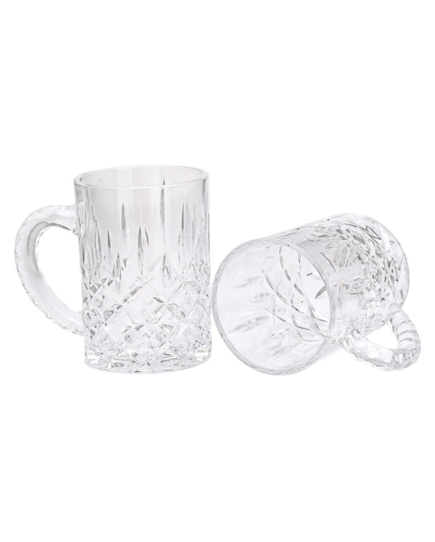 Heavy-Duty Clear Glass Beer Mugs | 450ml | 4 x 5 inches