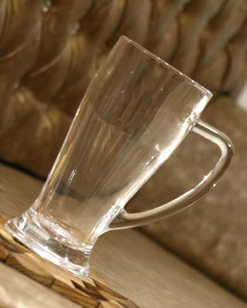 Durable Clear Glass Beer Mugs | 250ml | 3 x 6 inches