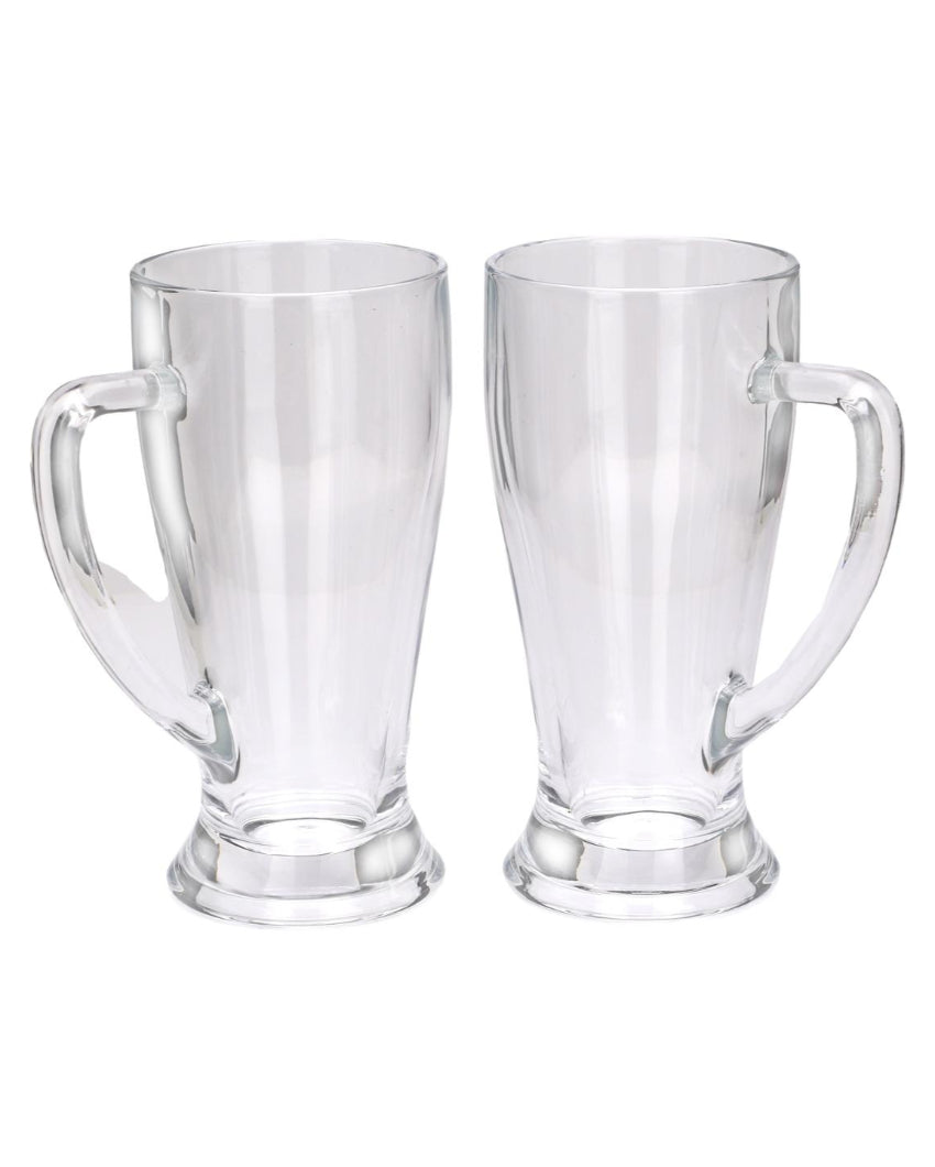 Durable Clear Glass Beer Mugs | 250ml | 3 x 6 inches