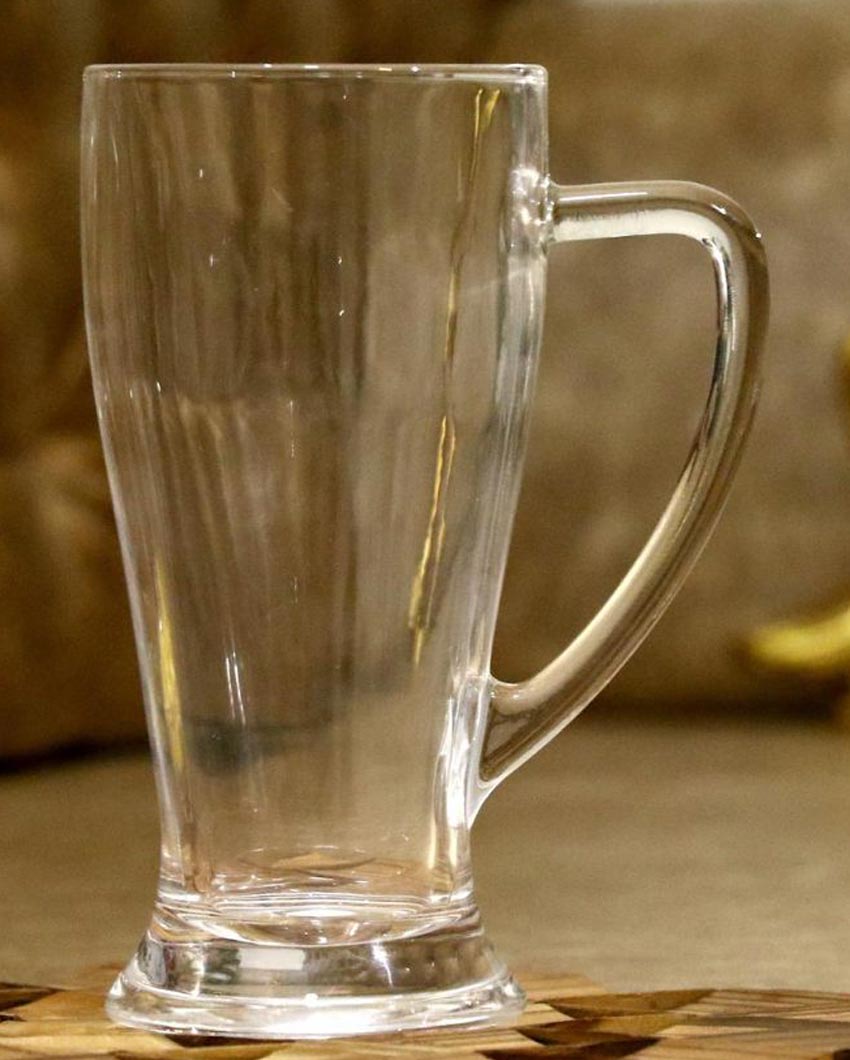 Durable Clear Glass Beer Mugs | 250ml | 3 x 6 inches