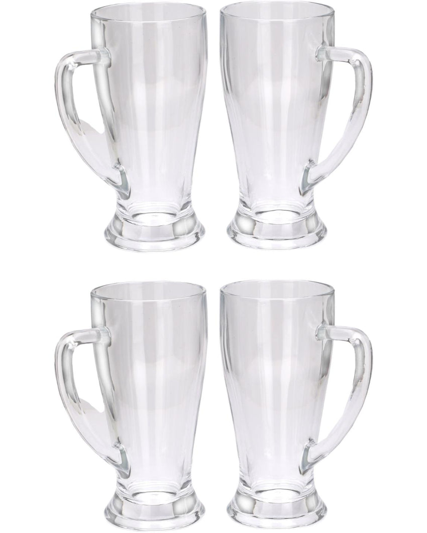Durable Clear Glass Beer Mugs | 250ml | 3 x 6 inches