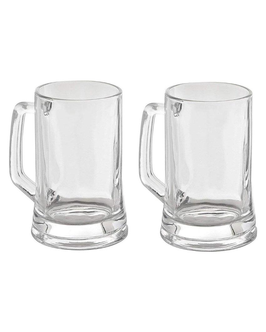 Table Setting Clear Beer Mug With Handle | 400ml | 3 x 5 inches