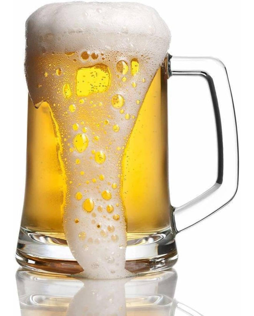 Table Setting Clear Beer Mug With Handle | 400ml | 3 x 5 inches
