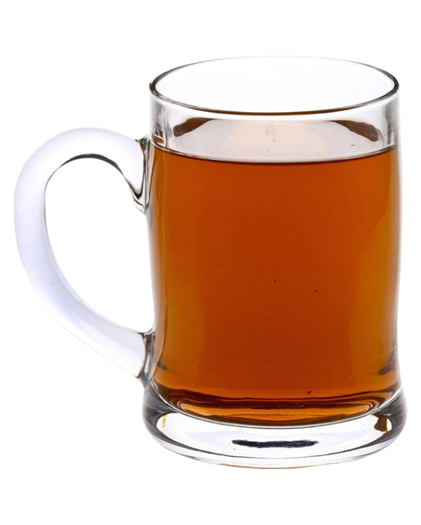 Classic Tavern Clear Glass Beer Mugs | 350ml | Set of 2