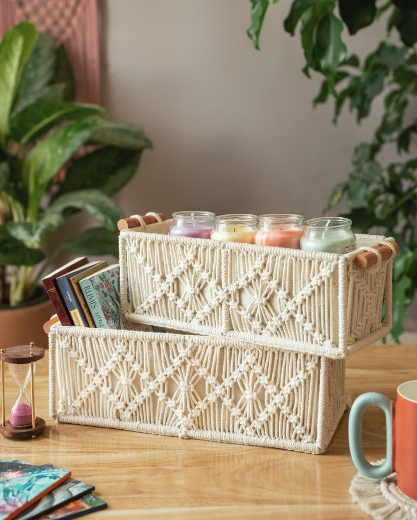 Artsy Boheme Duo Basket Set | Set of 2